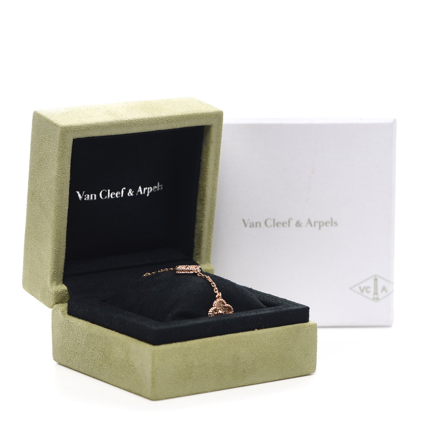 18K Rose Gold 6 Motifs Sweet Alhambra Bracelet
