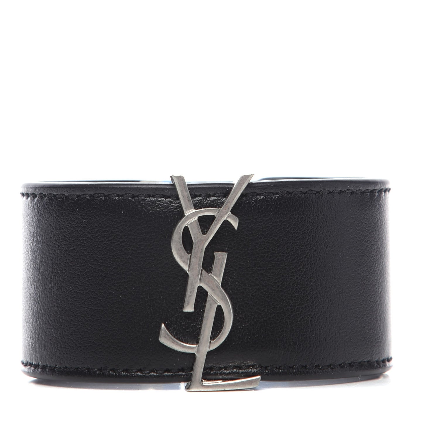 Calfskin Monogram Bracelet Black