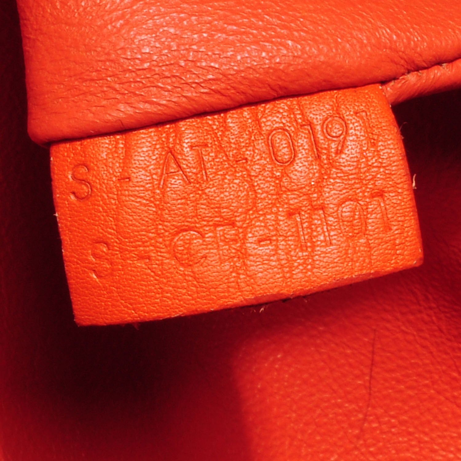 Celine Smooth Calfskin Mini Luggage Orange 7 of 7