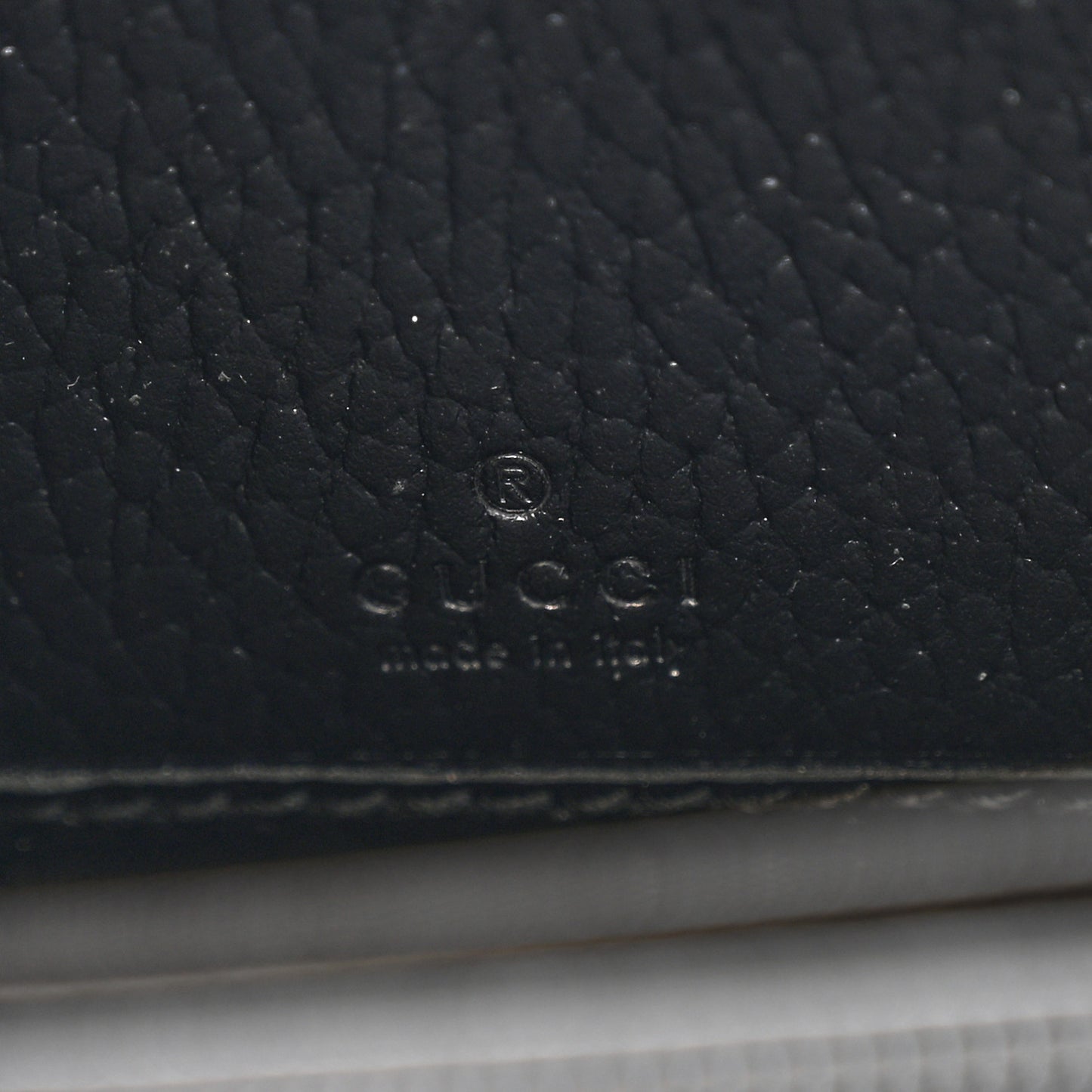 Dollar Calfskin GG Supreme Monogram GG Marmont Zip Around Wallet Black Beige Ebony