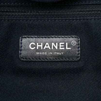 Chanel Denim Medium Deauville Tote Dark Blue 6 of 13