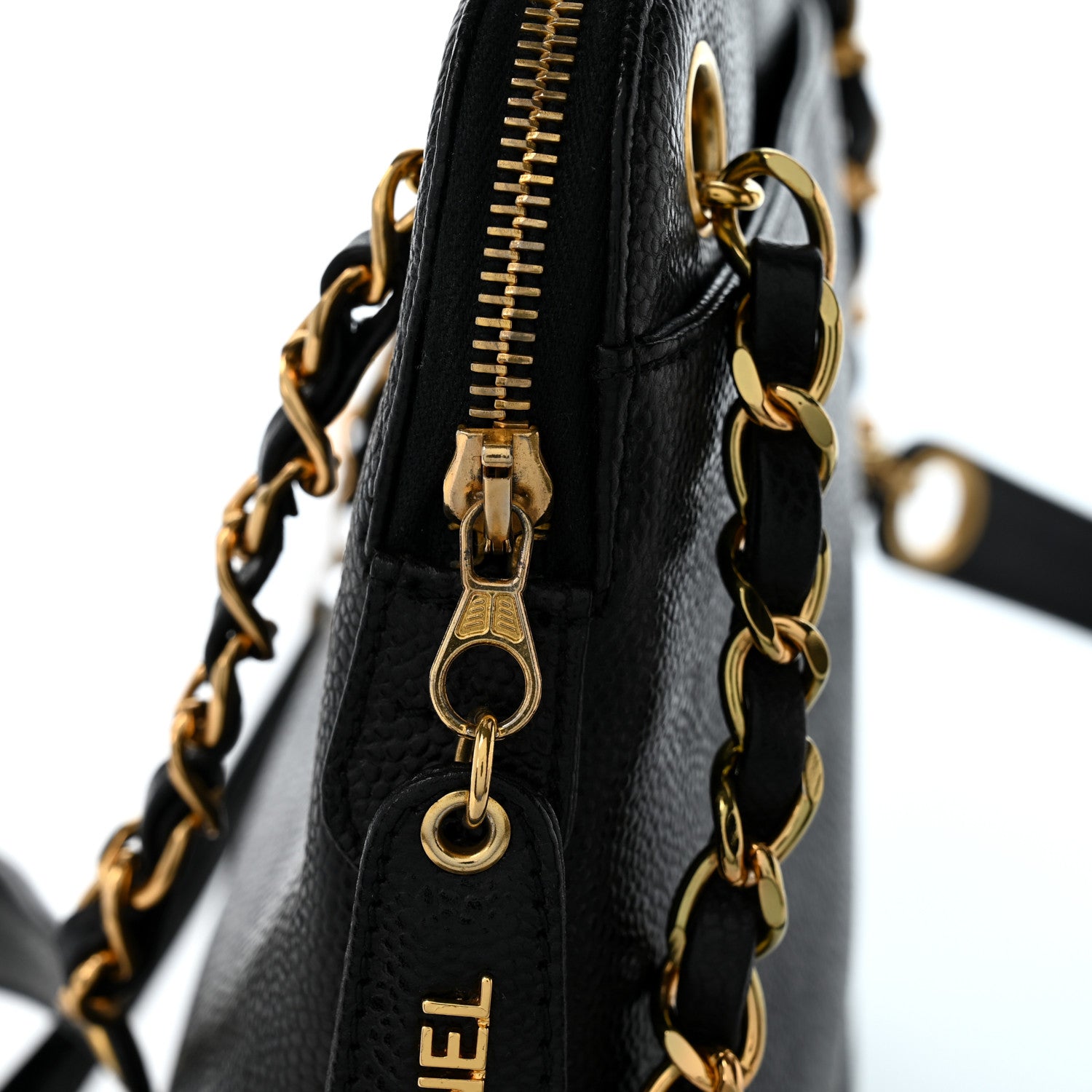 Chanel Caviar CC Shoulder Bag Black 11 of 12