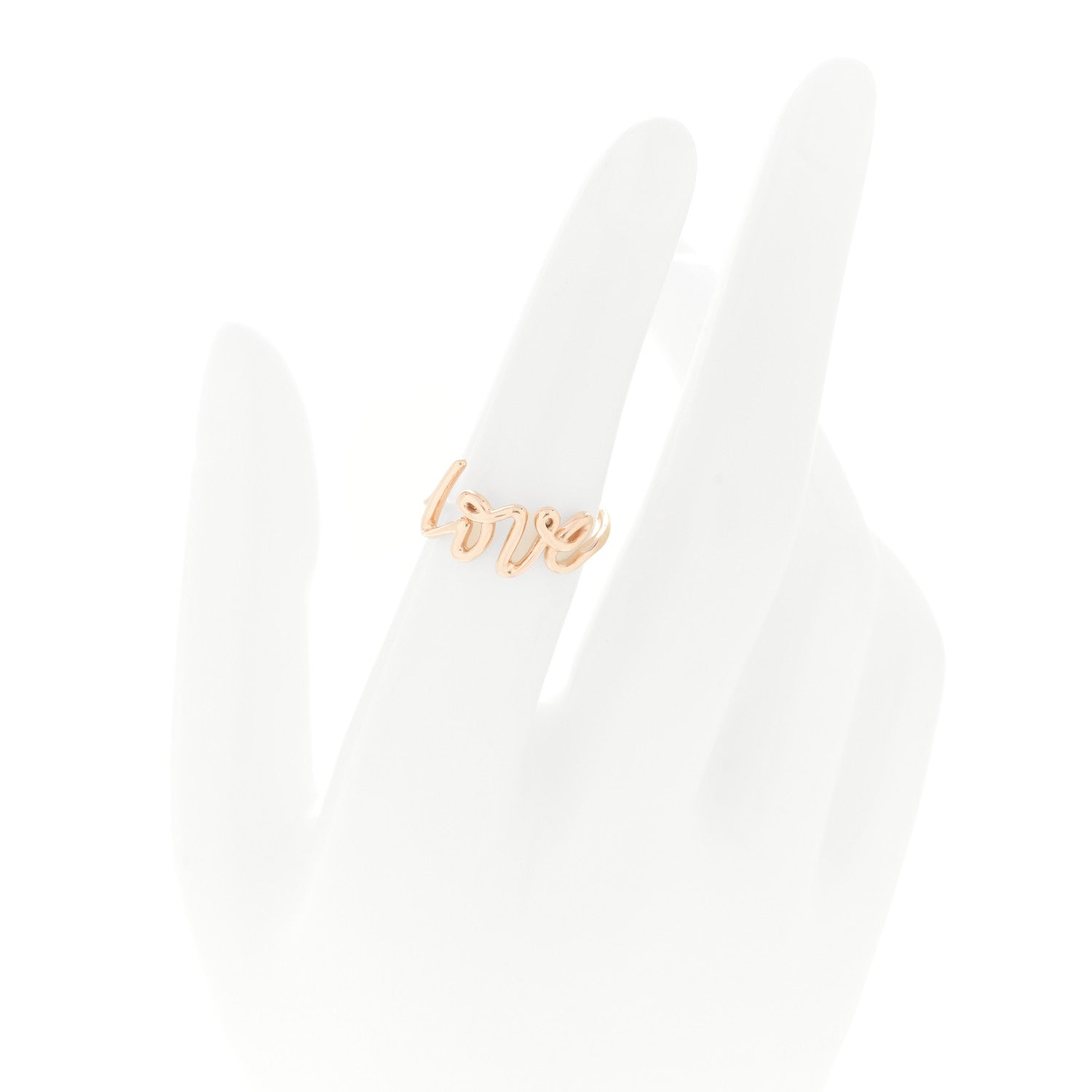 Tiffany 18K Rose Gold Paloma's Graffiti Love Ring 52 6 2 of 4