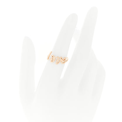 Tiffany 18K Rose Gold Paloma's Graffiti Love Ring 52 6 2 of 4