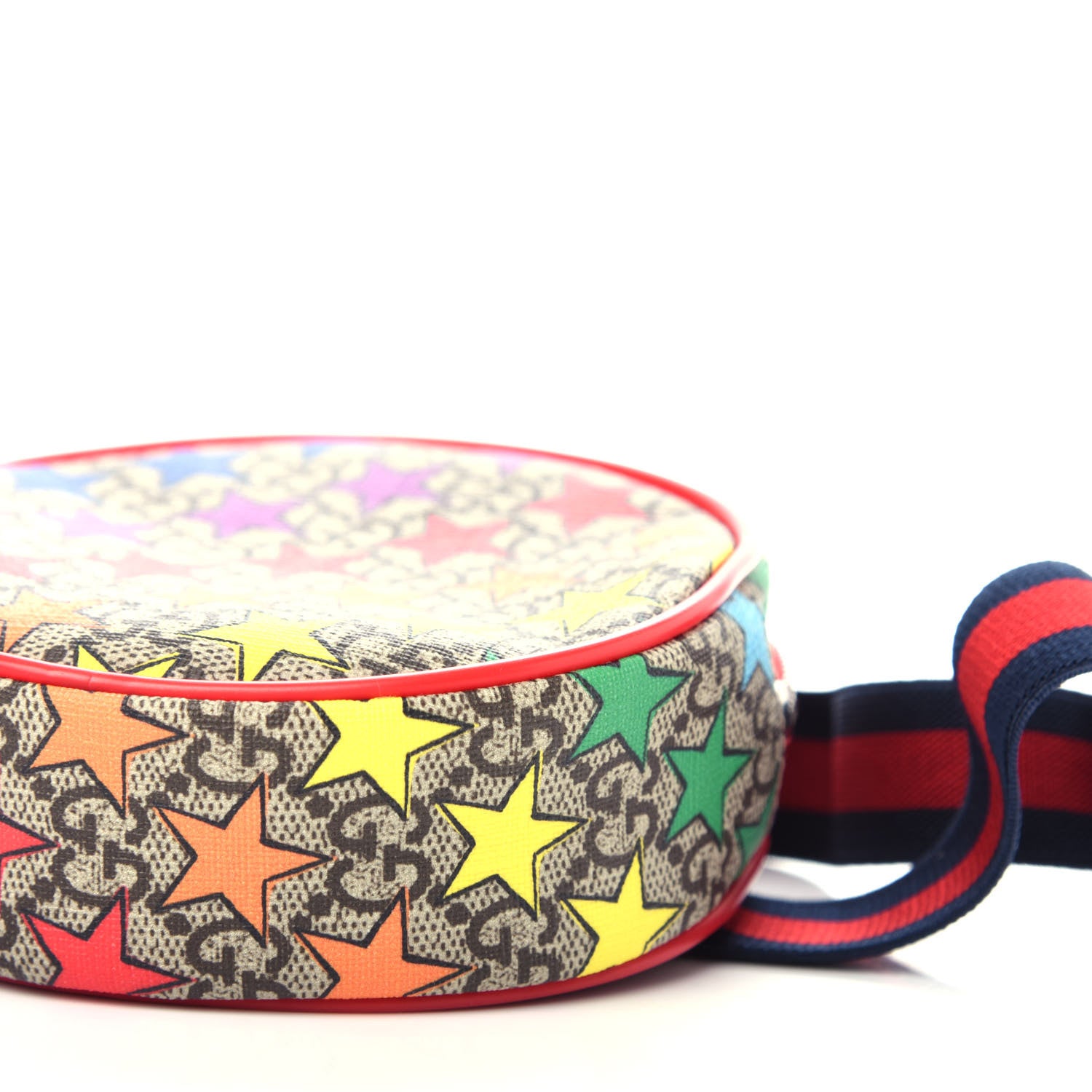 Gucci GG Supreme Monogram Childrens Star Print Round Belt Bag Multicolor 9 of 10