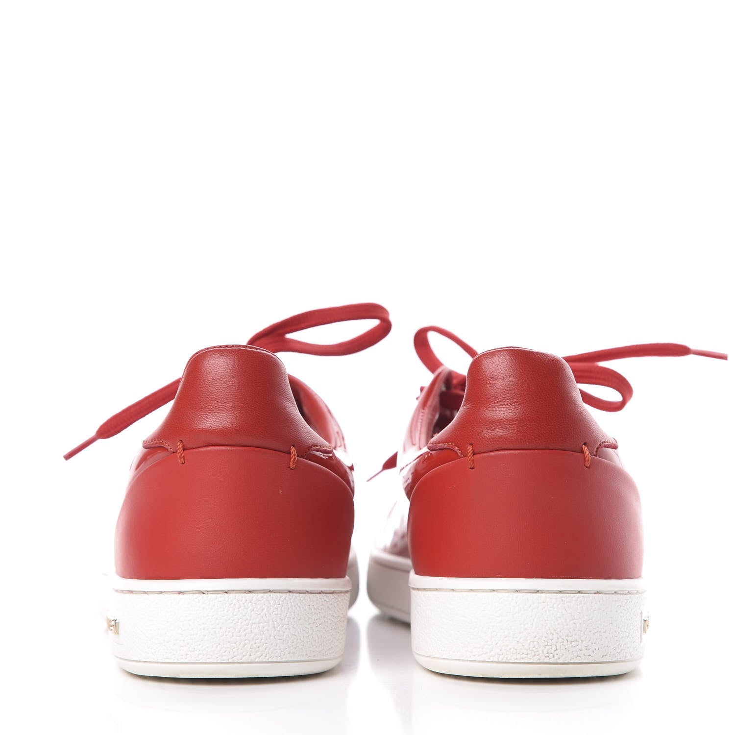 Louis Vuitton Patent Calfskin Frontrow Sneakers 35.5 Rouge 7 of 11