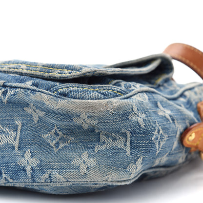 Louis Vuitton Denim Camera Bag Blue 7 of 13