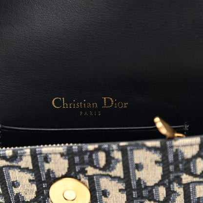 Christian Dior Oblique Saddle Belt Bag Blue 6 of 10