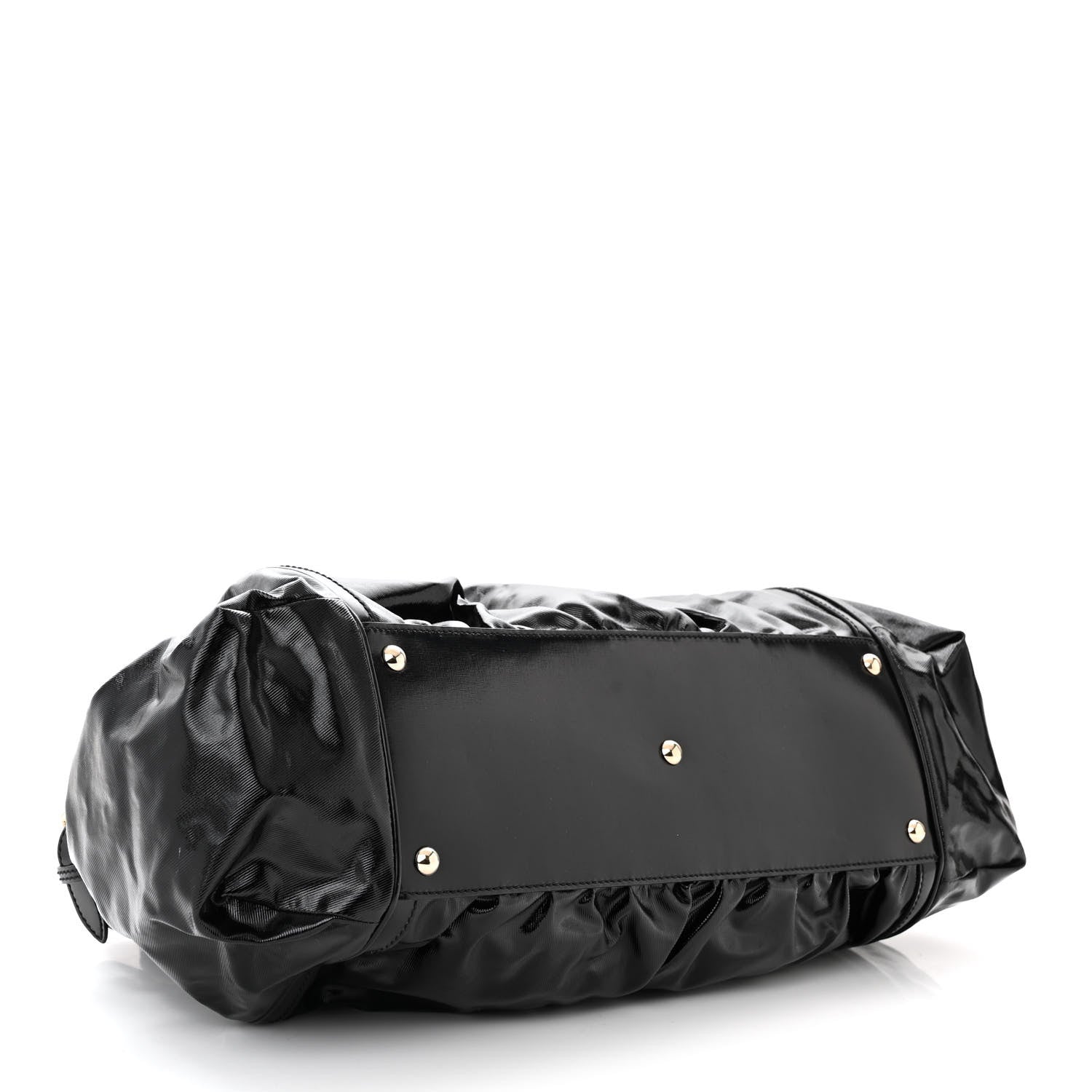 Gucci Dialux Pop Bamboo Large Top Handle Tote Black 4 of 11