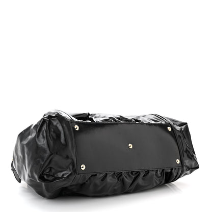 Gucci Dialux Pop Bamboo Large Top Handle Tote Black 4 of 11