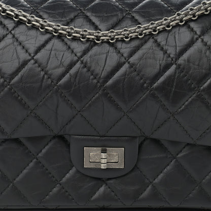 Chanel Aged Calfskin Quilted 2.55 Reissue 226 Flap Black 8 of 10