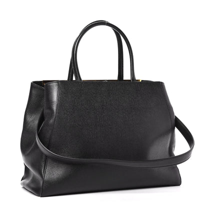 Fendi Vitello Elite Regular 2Jours Tote Black 3 of 21