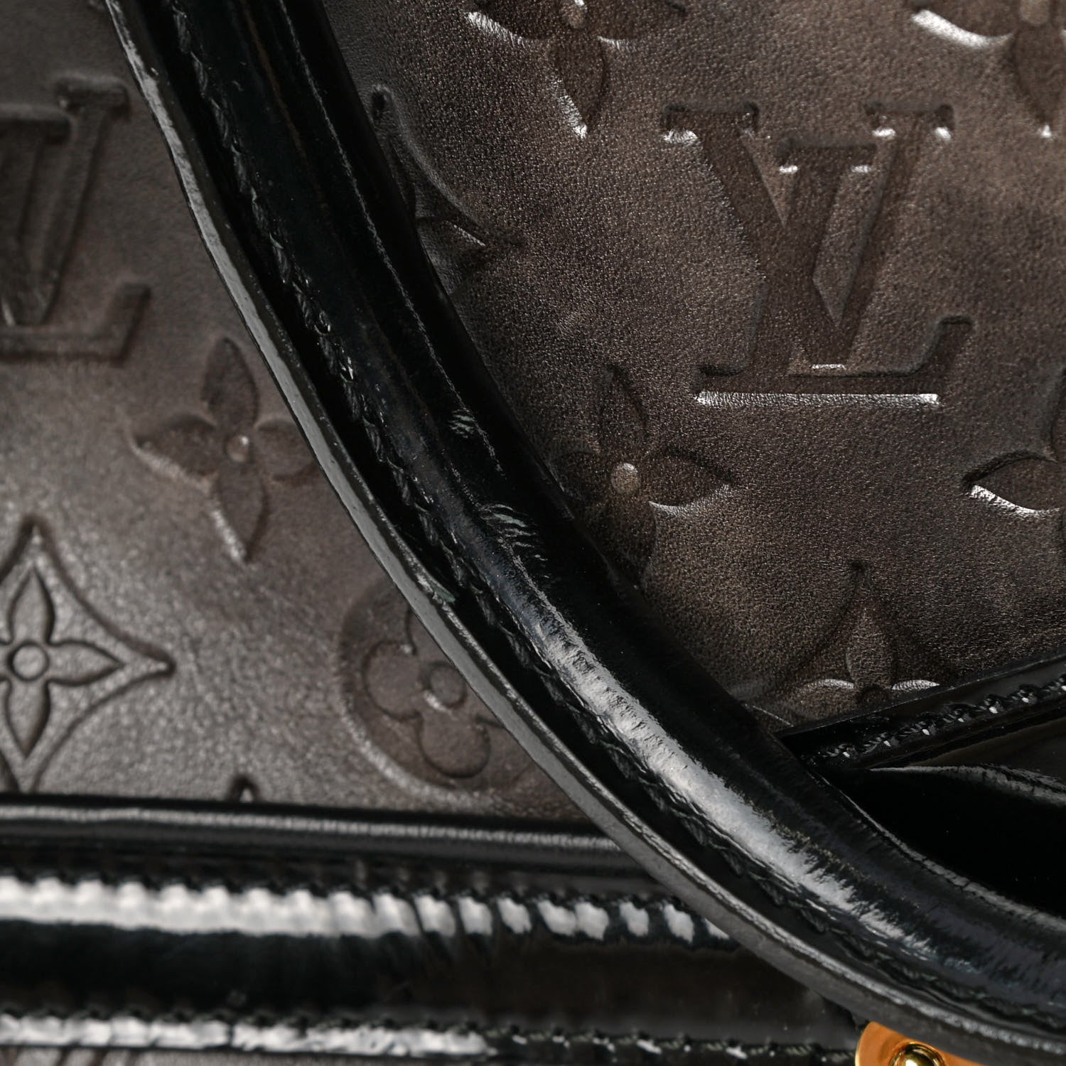 Louis Vuitton Monogram Embossed Cuir Alizee Gris 15 of 16