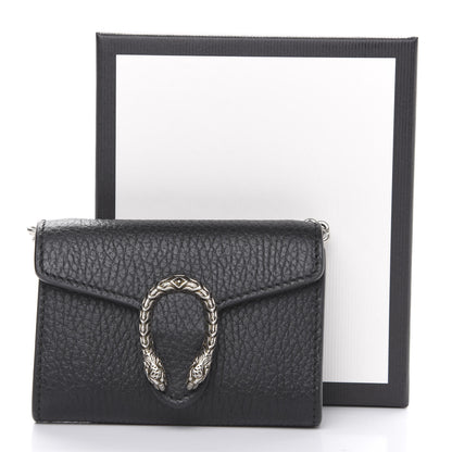 Gucci Calfskin Dionysus Coin Purse Black 8 of 8
