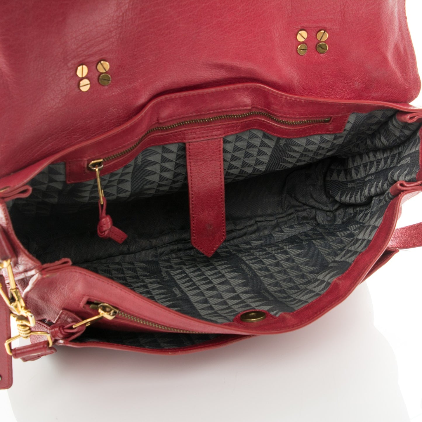 Lambskin Medium PS1 Satchel Chianti