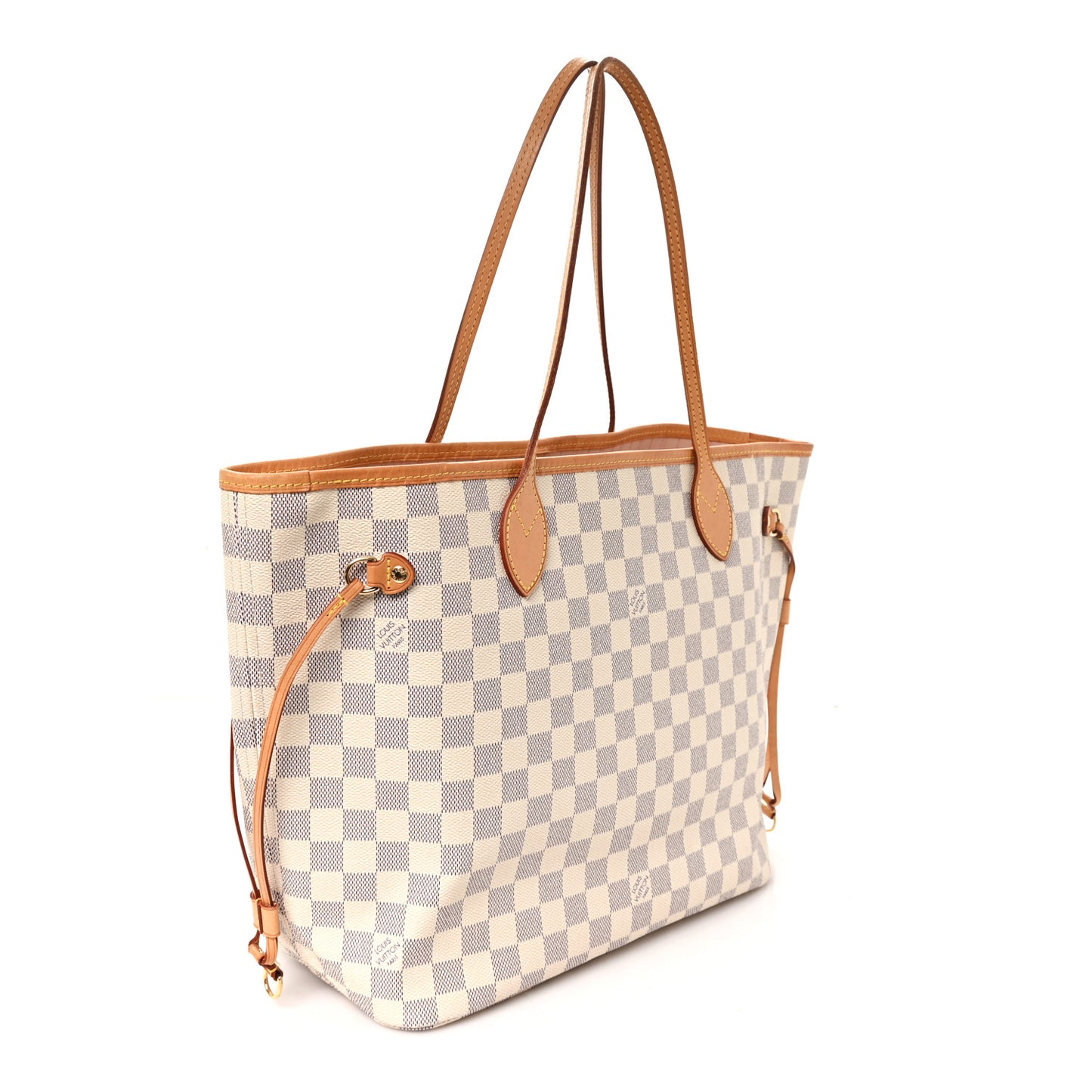 Damier Azur Neo Neverfull MM Rose Ballerine
