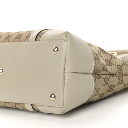 Gucci Monogram Small Lovely Heart Tote White 10 of 17