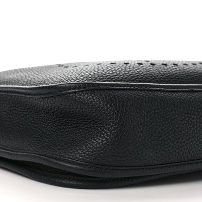 Hermes Taurillon Clemence Evelyne III GM Black 7 of 8