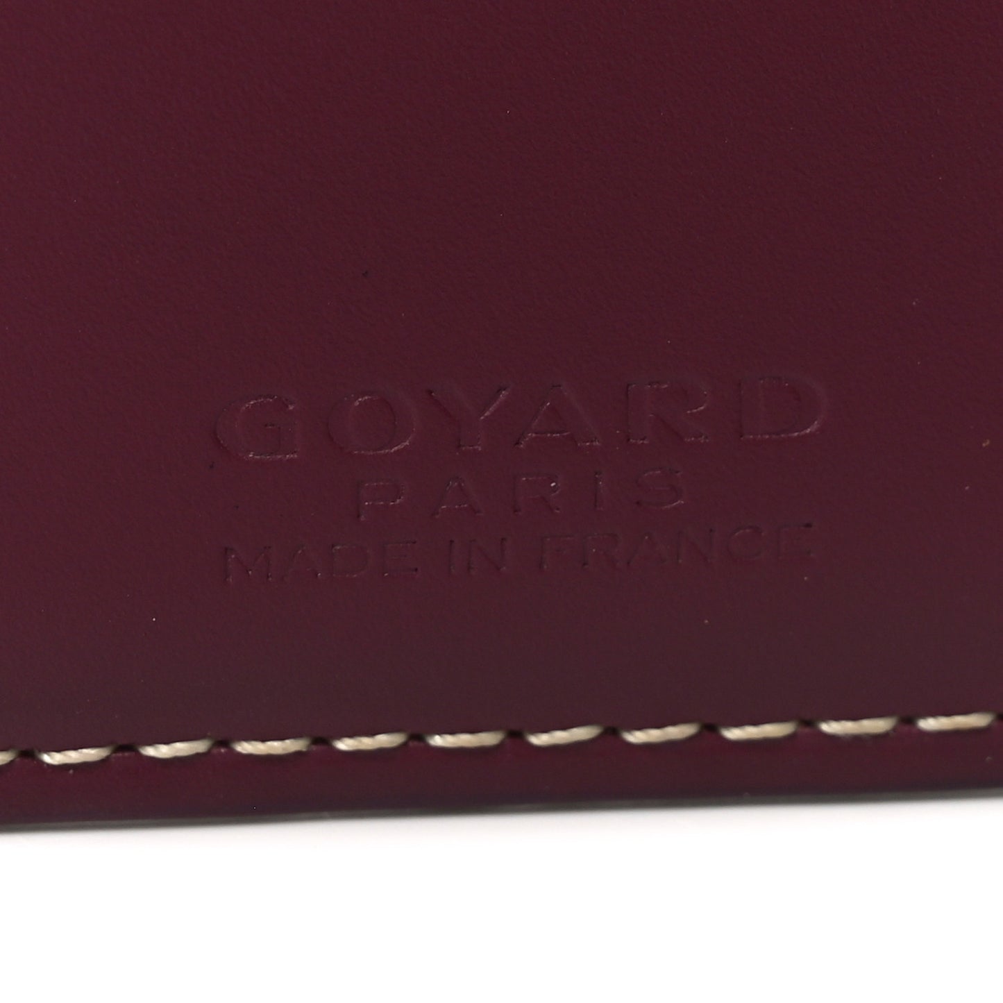 Goyardine Bi-Fold Victoire PM Wallet Burgundy