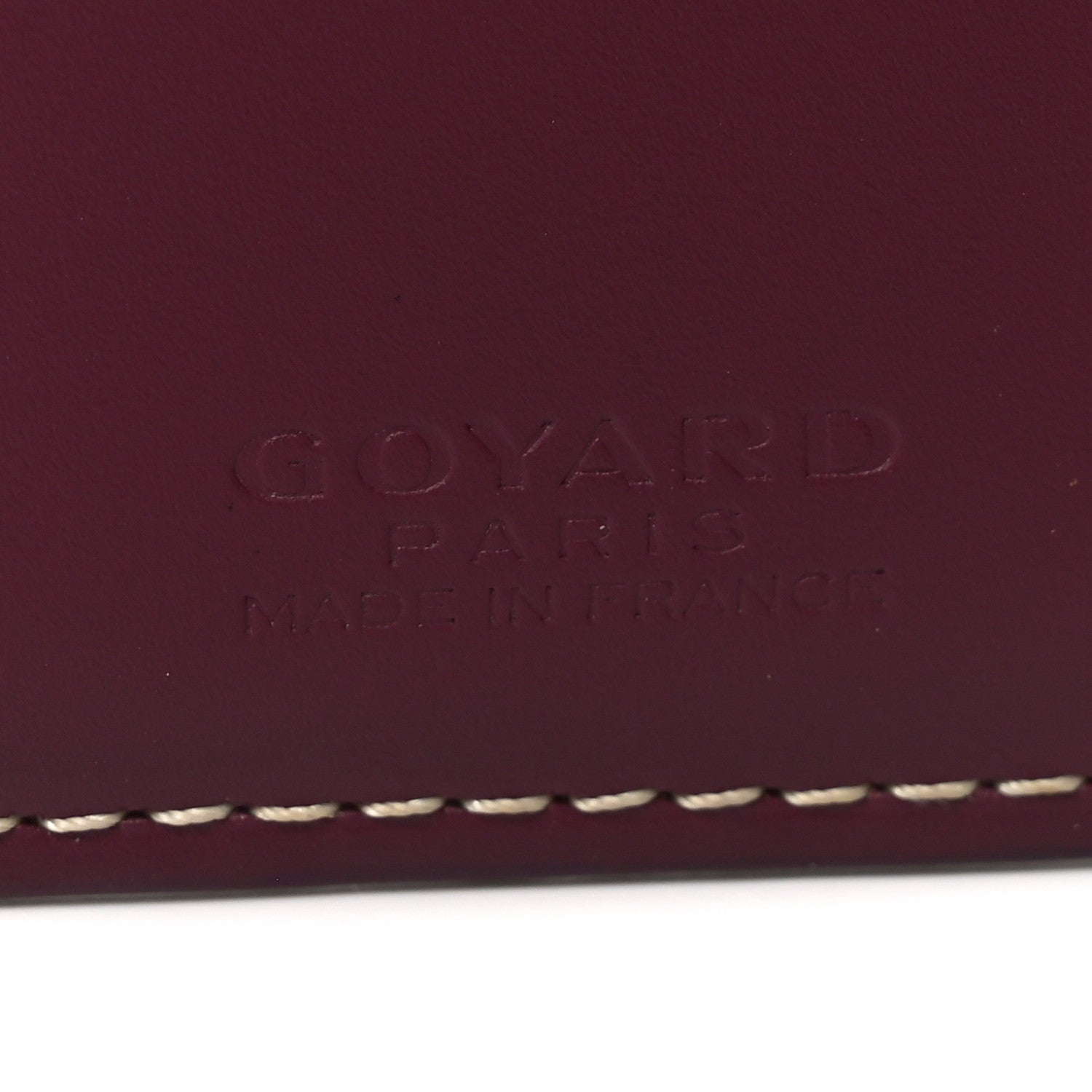 Goyard Goyardine Bi-Fold Victoire PM Wallet Burgundy 6 of 8