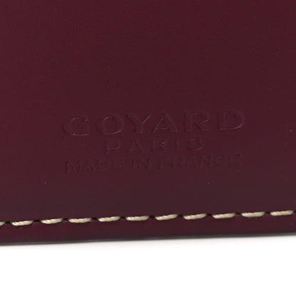 Goyard Goyardine Bi-Fold Victoire PM Wallet Burgundy 6 of 8