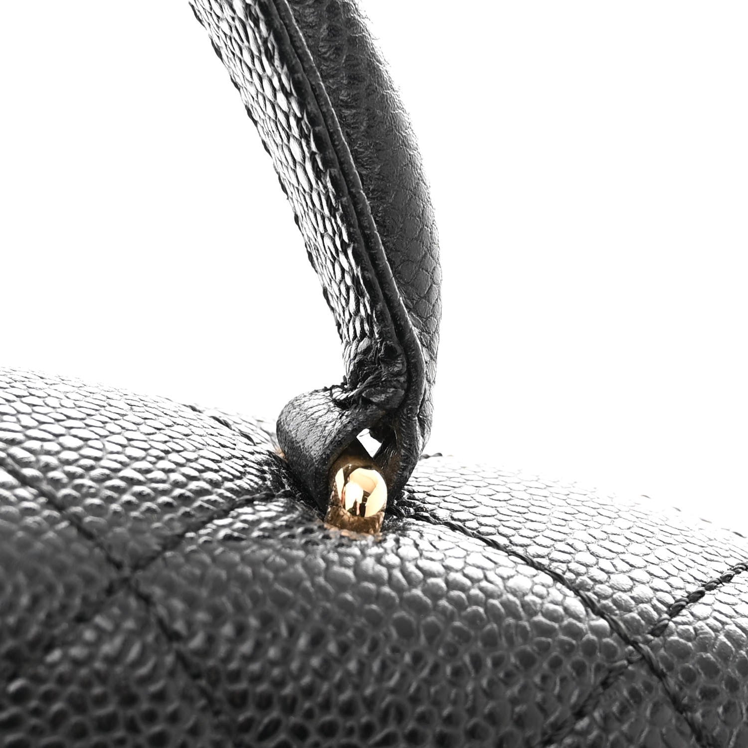 Chanel Caviar Quilted Jumbo Kelly Flap Black 12 of 13