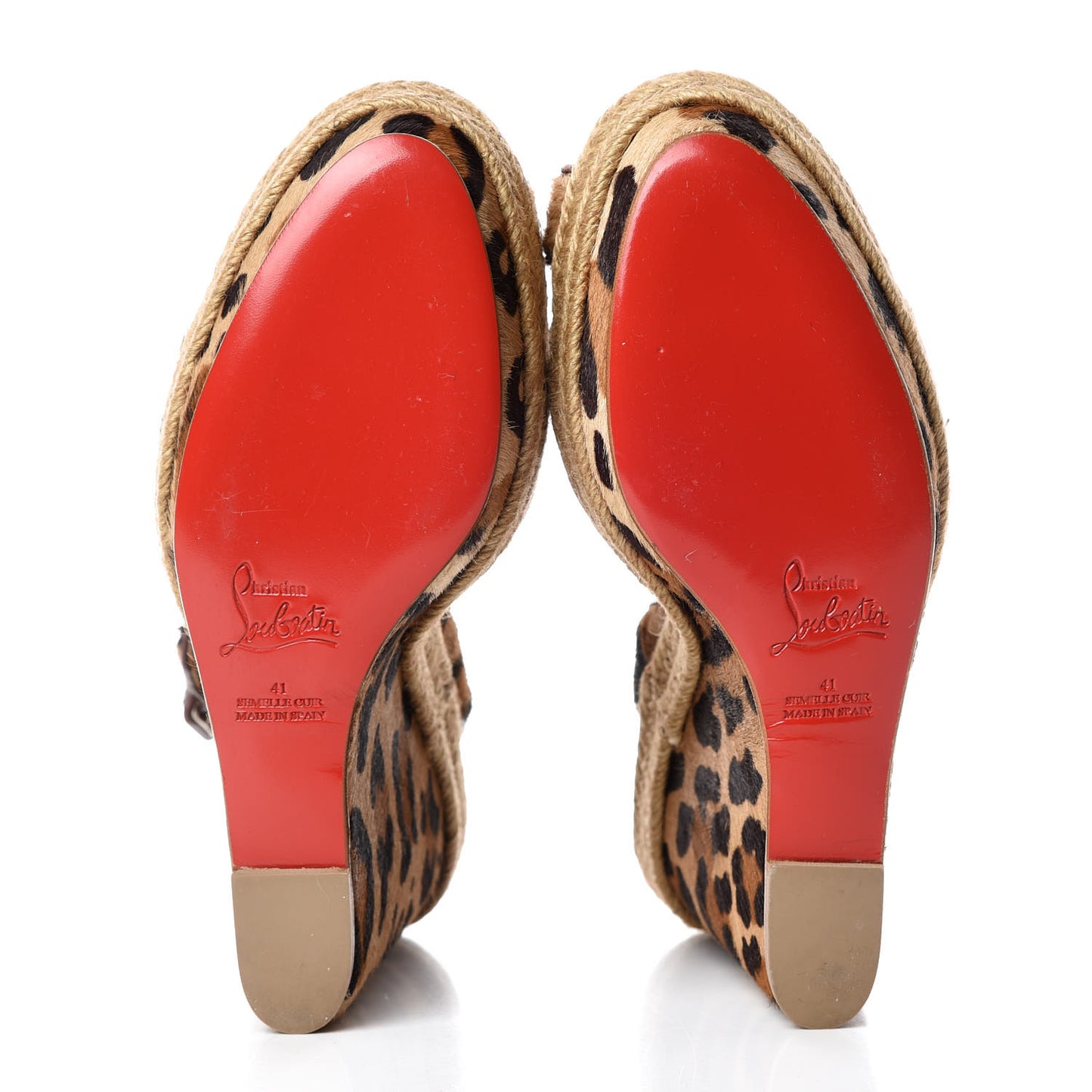 Pony Hair Tigresse 140 Espadrille Wedges 41