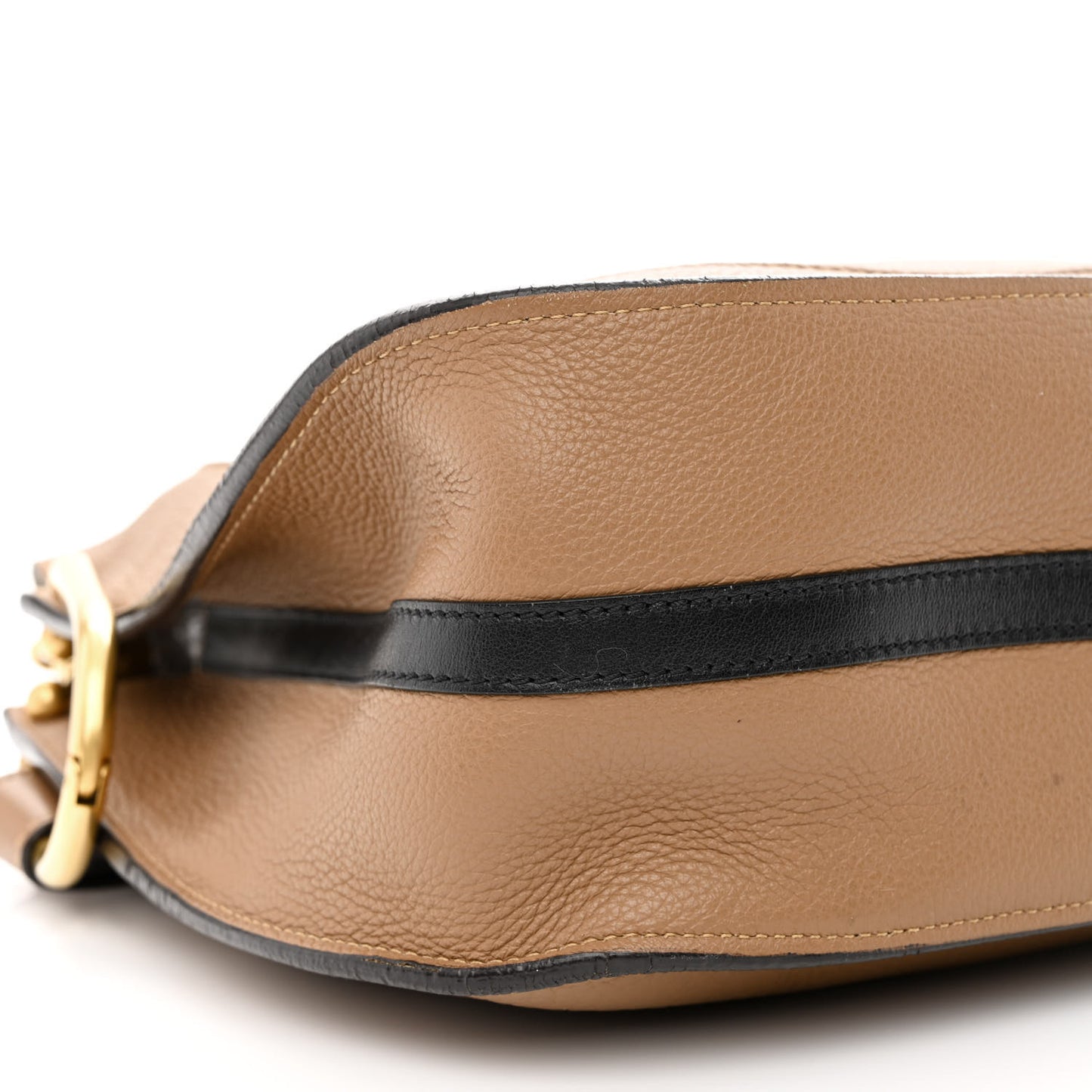 Grained Calfskin Small Hayley Hobo Nut