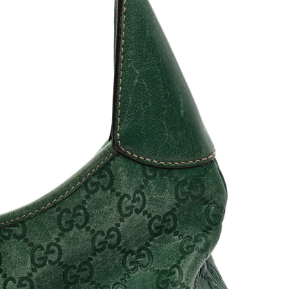Gucci Guccissima Medium Jackie O Bouvier Hobo Green 10 of 13