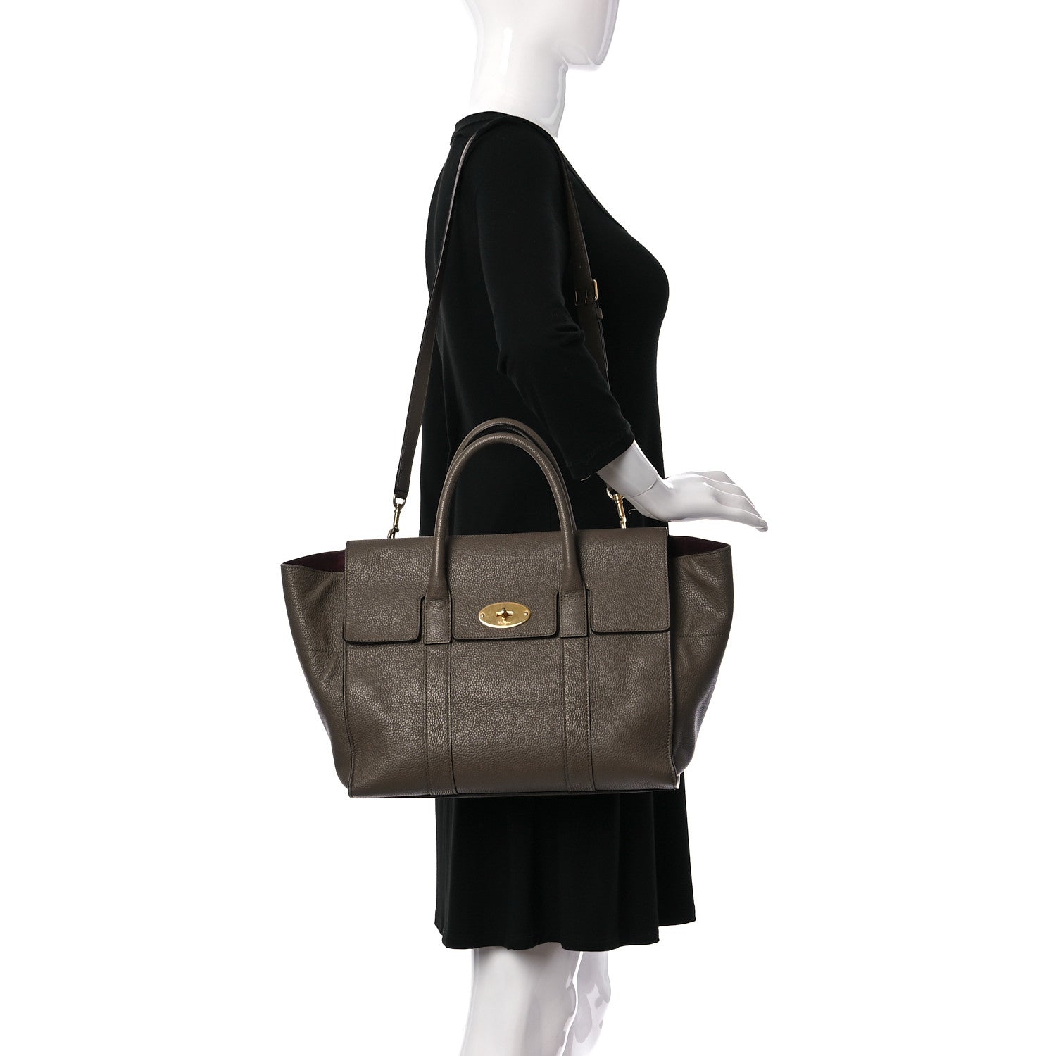 Mulberry Classic Grain Medium New Bayswater Clay 2 of 16