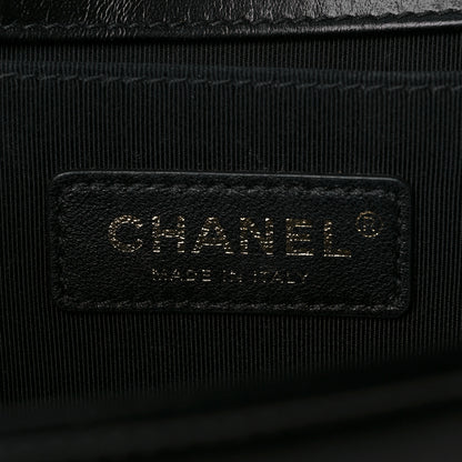 Chanel Shearling Calfskin Medium Boy Flap Black 5 of 6