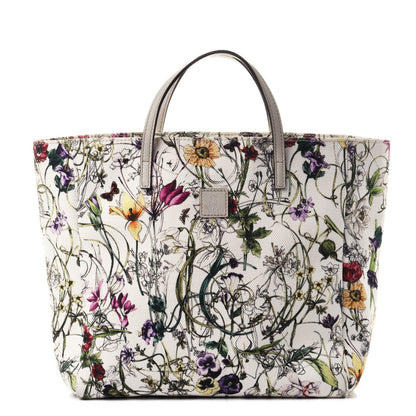 Gucci Canvas Childrens Floral Print Tote White 1 of 5