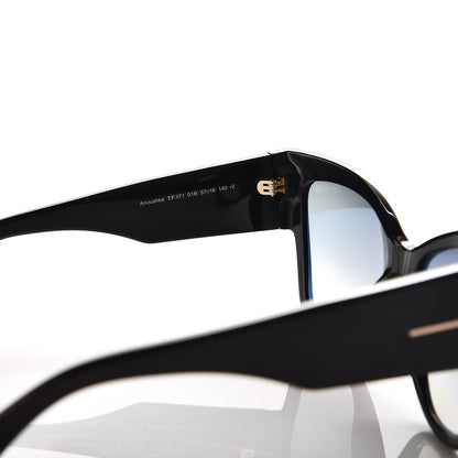 Tom Ford Acetate Anoushka Cat Eye Sunglasses TF371 Black 6 of 7