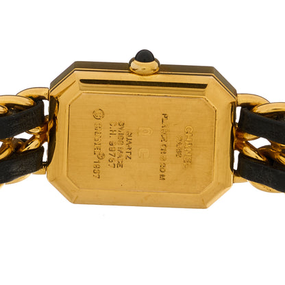 Chanel Stainless Steel Lambskin 20mm Chain Premiere Quartz Watch Gold M 4 of 4