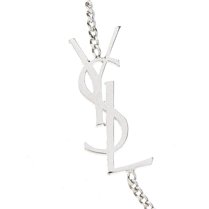 Saint Laurent Brass Monogram Charm Bracelet Mirror 4 of 6