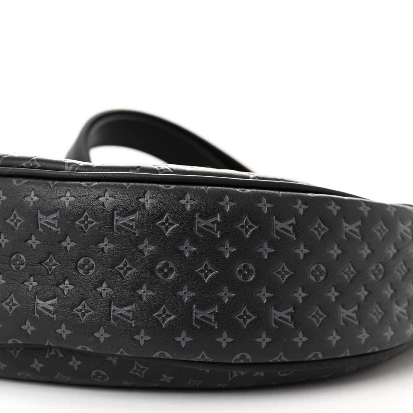 Calfskin Embossed Monogram Loop Black