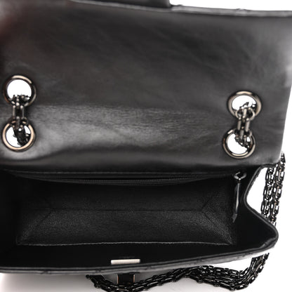 Chanel Aged Calfskin Quilted 2.55 Reissue Mini Flap So Black 5 of 10