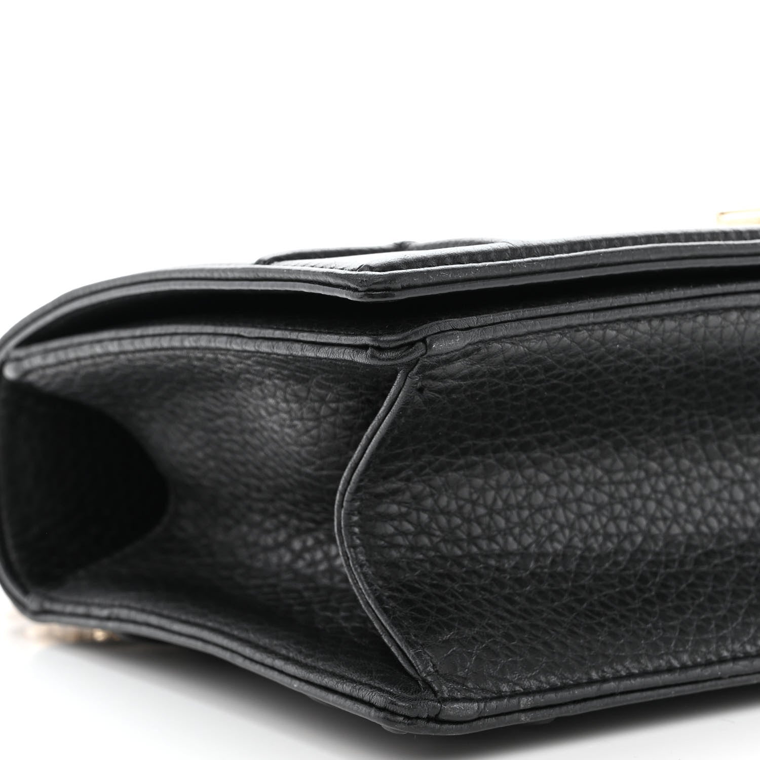 Christian Dior Grained Calfskin Medium Diorama Flap Bag Black 9 of 11
