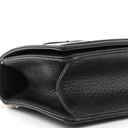 Christian Dior Grained Calfskin Medium Diorama Flap Bag Black 9 of 11