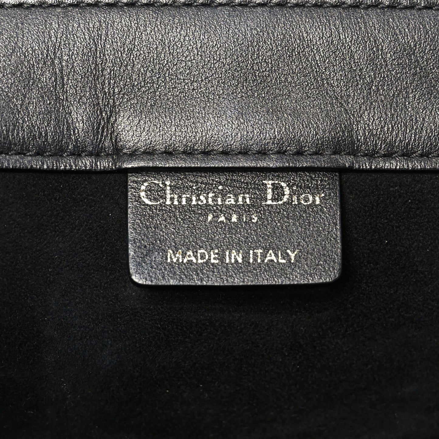 Calfskin Embossed Medium Book Tote Black