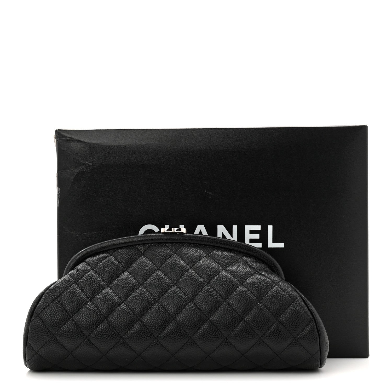 Chanel Caviar Quilted Timeless Clutch Black 8 of 8