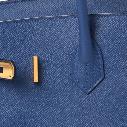 Hermes Epsom Birkin 35 Bleu Agate 26 of 45