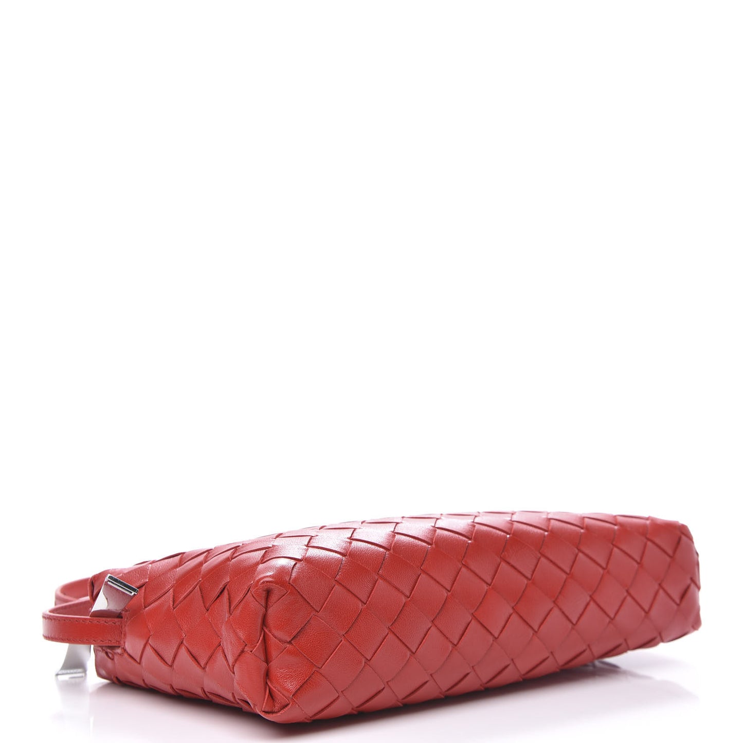 Nappa Intrecciato Crossbody Bright Red