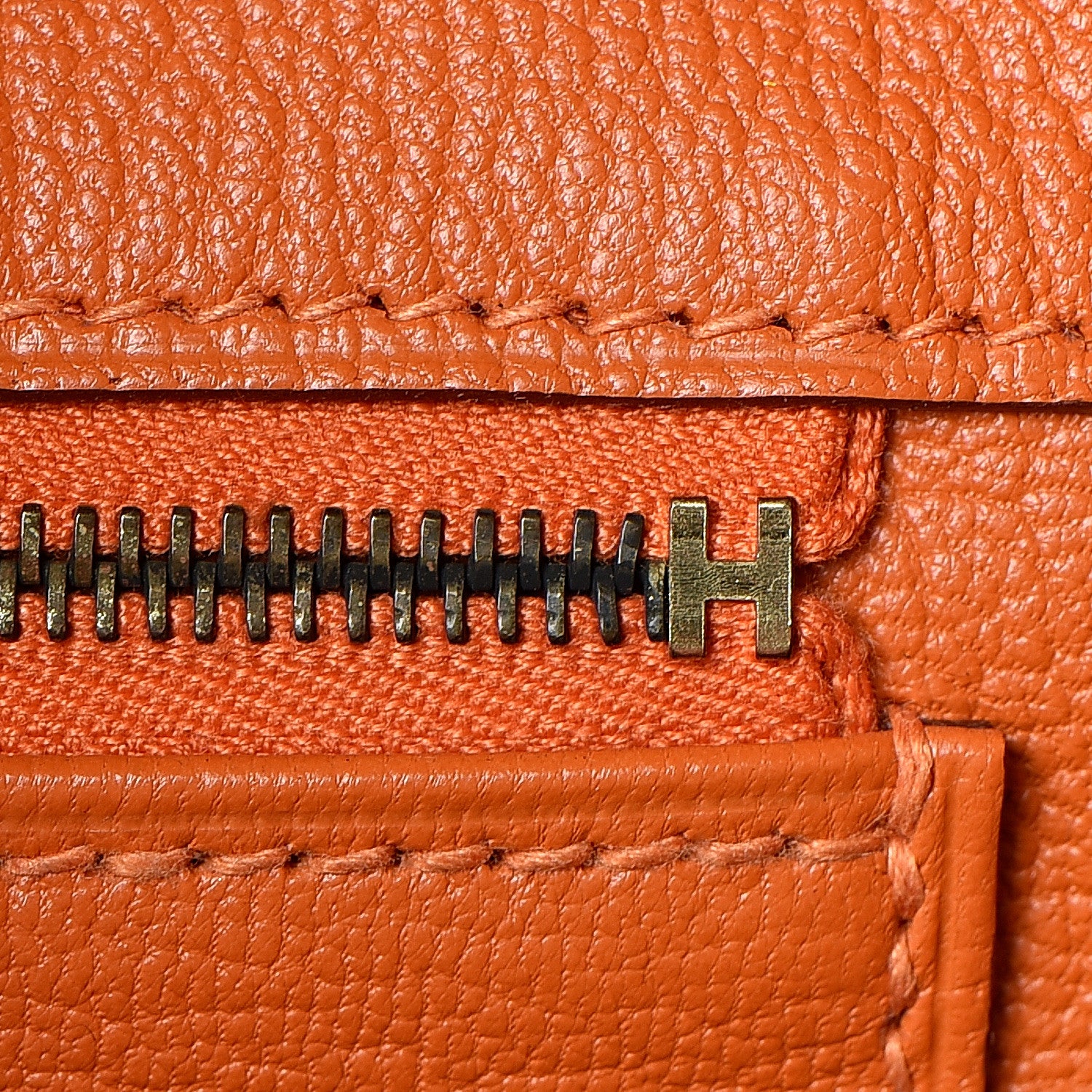 Hermes Togo Birkin 35 Orange 17 of 36