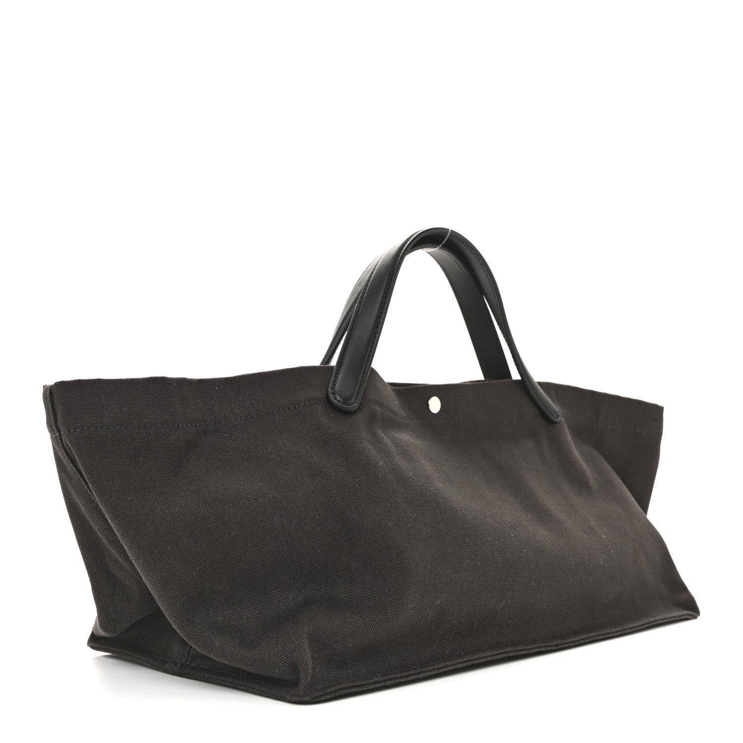 The Row Cotton Twill East West Idaho Tote Dark Grey 3 of 9