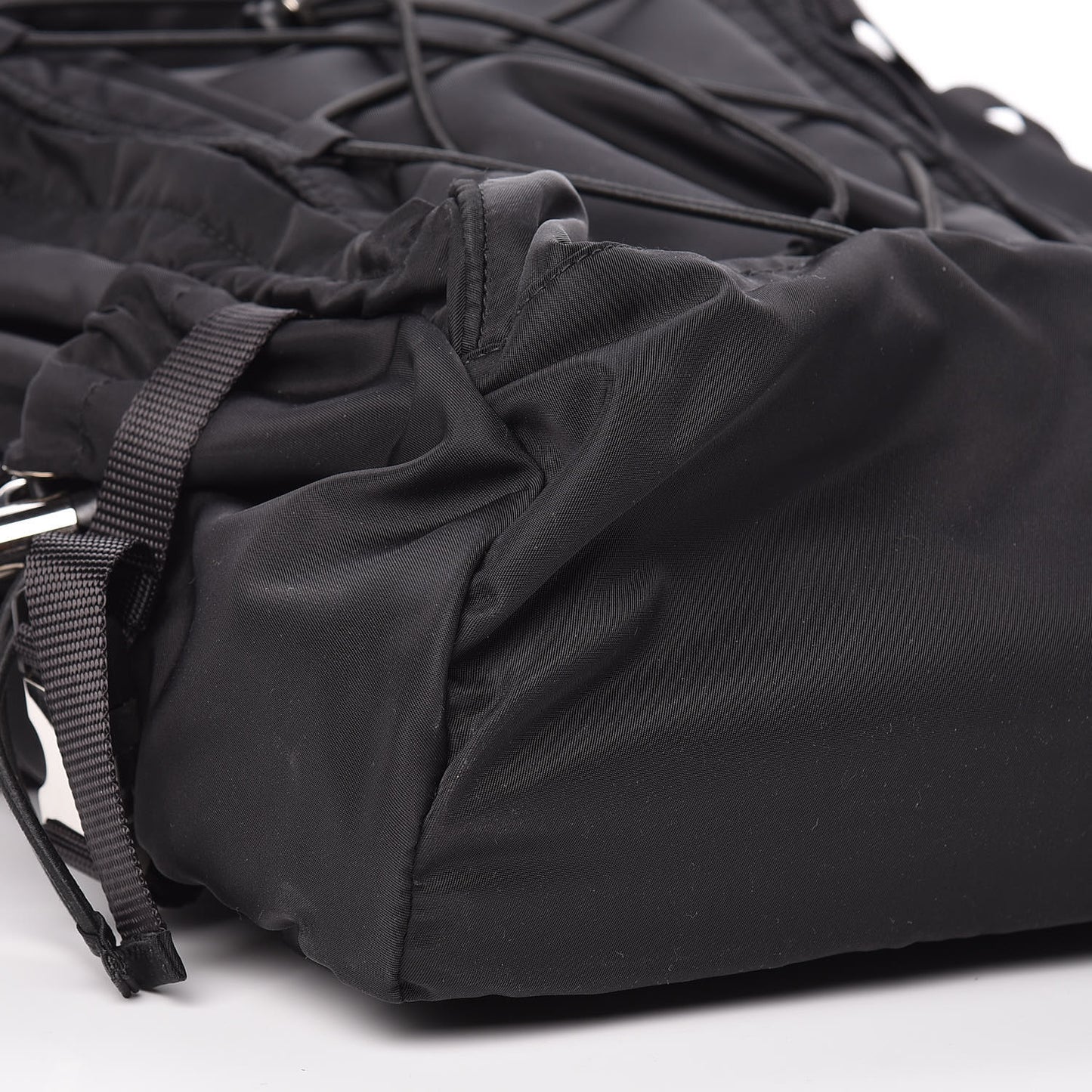 Nylon Montagna Compression Backpack Black