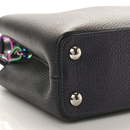 Louis Vuitton Taurillon Capucines BB Scarabeo Iridescent Black 7 of 8
