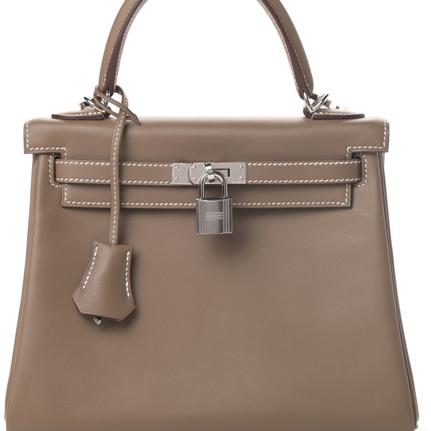 Hermes Swift Kelly Retourne 25 Etoupe 7 of 11