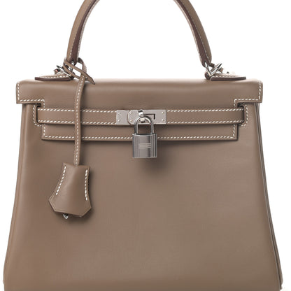 Hermes Swift Kelly Retourne 25 Etoupe 7 of 11