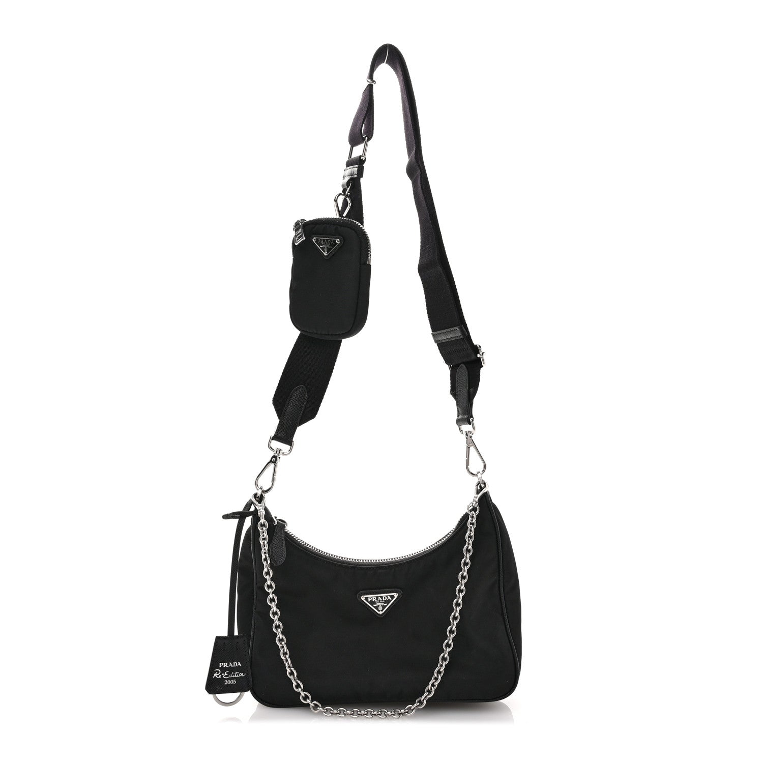 Prada Nylon Re-Edition 2005 Shoulder Bag Black 1 of 10